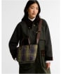 Women's Barbour Mini Quilted Tote Bag - Classic Tartan