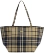 Women's Barbour Layla Tartan Large Tote Bag - Birchwood Dress Tartan