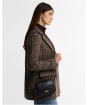 Women's Barbour Daphne Mini Leather Crossbody Bag - Black