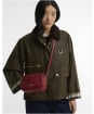 Women's Barbour Daphne Mini Leather Crossbody Bag - Red