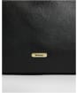 Women's Barbour Alder Large Leather Tote Bag - Black