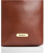 Women's Barbour Cedar Mini Leather Bucket Bag - Brown