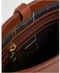 Women's Barbour Cedar Mini Leather Bucket Bag - Brown