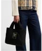 Women's Barbour Connie Mini Quilted Tote Bag - Black