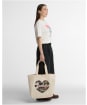 Women's Barbour Heart Tote Bag - ECRU/CLASSIC