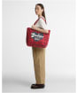 Women's Barbour Heart Tote Bag - CARDINAL/BLACK