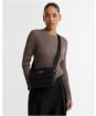 Women's Barbour International Monaco Baffle Quilt Crossbody Bag - Black