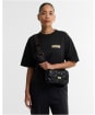 Women's Barbour International Soft Quilt Mini Soho Crossbody Bag - Black