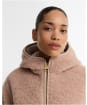 Women's Barbour International Ramona Fleece Casual Jacket - Nutmeg