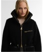 Women's Barbour International Kemora Fleece Casual Jacket - Black