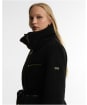 Women's Barbour International Kemora Fleece Casual Jacket - Black