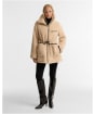 Women's Barbour International Kemora Fleece Casual Jacket - Jasmine / Black
