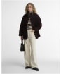 Women's Barbour Maplewood Fleece Casual Jacket - Fig / Ganache