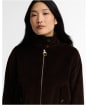 Women's Barbour Overton Casual Jacket - BROWN/SHADOW CL