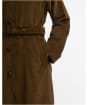 Women's Barbour Antonella Cord Trench Casual Jacket - TAN/BIRCHWOOD D