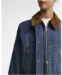 Women's Barbour Denim Modern Beadnell Casual Jacket - Mid Blue Denim / Classic