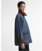 Women's Barbour Denim Modern Beadnell Casual Jacket - Mid Blue Denim / Classic