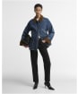 Women's Barbour Denim Modern Beadnell Casual Jacket - Mid Blue Denim / Classic