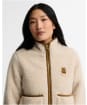 Women's Barbour Elenora Casual Fleece Jacket - Ecru