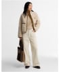 Women's Barbour Elenora Casual Fleece Jacket - Ecru
