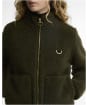 Women's Barbour Elenora Casual Fleece Jacket - Olive