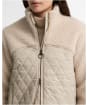 Women's Barbour Ami Casual Fleece Jacket - Ecru