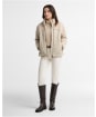 Women's Barbour Ami Casual Fleece Jacket - Ecru