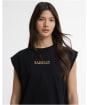 Women's Barbour International Niamh Mini Dress - Black