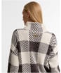Women's Barbour International Amaya Knitted Mini Dress - TRUFFLE MULTI