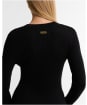 Women's Barbour International Molina Knitted Midi Dress - Black