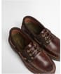 Women's Barbour Darras Boat Shoe - DK BROWN/BROWN C