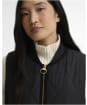 Women's Barbour Glendyn Quilted Gilet - Black / Ancient 