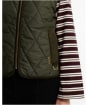 Women's Barbour Glendyn Quilted Gilet - Olive / Shadow Classic
