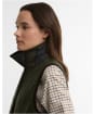 Women's Barbour Darwen Quilted Gilet - Olive / Shadow Classic