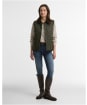 Women's Barbour Darwen Quilted Gilet - Olive / Shadow Classic