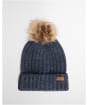 Barbour Saltburn Beanie & Tartan Scarf Set - Birchwood
