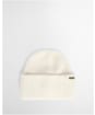 Women's Barbour International Kemora Beanie & Scarf Gift Set - Moonbeam / Black