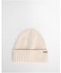 Women's Barbour International Pendle Beanie & Kenna Scarf Gift Set - Moonbeam / Camel