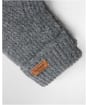 Women's Barbour Pendle Beanie & Gloves Gift Set - Mid Grey