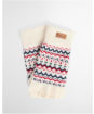 Women's Barbour Holly Beanie & Gloves Gift Set - Antique White