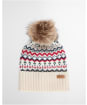 Women's Barbour Holly Beanie & Gloves Gift Set - Antique White