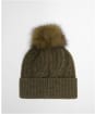 Women's Barbour Elsdon Beanie Hat - Olive