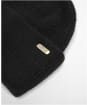 Women's Barbour International Kemora Knitted Beanie Hat - Black