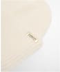 Women's Barbour International Kemora Knitted Beanie Hat - Whisper White