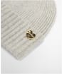 Women's Barbour Annette Knitted Beanie Hat - WINTER LINEN