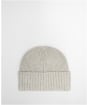 Women's Barbour Annette Knitted Beanie Hat - WINTER LINEN