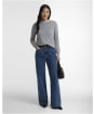 Women’s Barbour Pendle Crew Knit Sweater - GREY MARL/BIRCHW