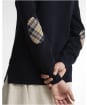 Women’s Barbour Pendle Crew Knit Sweater - NAVY/BIRCHWOOD T