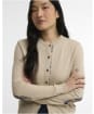 Women’s Barbour Pendle Cardigan - HONEY/BIRCHWOOD