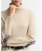 Women’s Barbour Pendle Roll Collar Sweater - HONEY/BIRCHWOOD